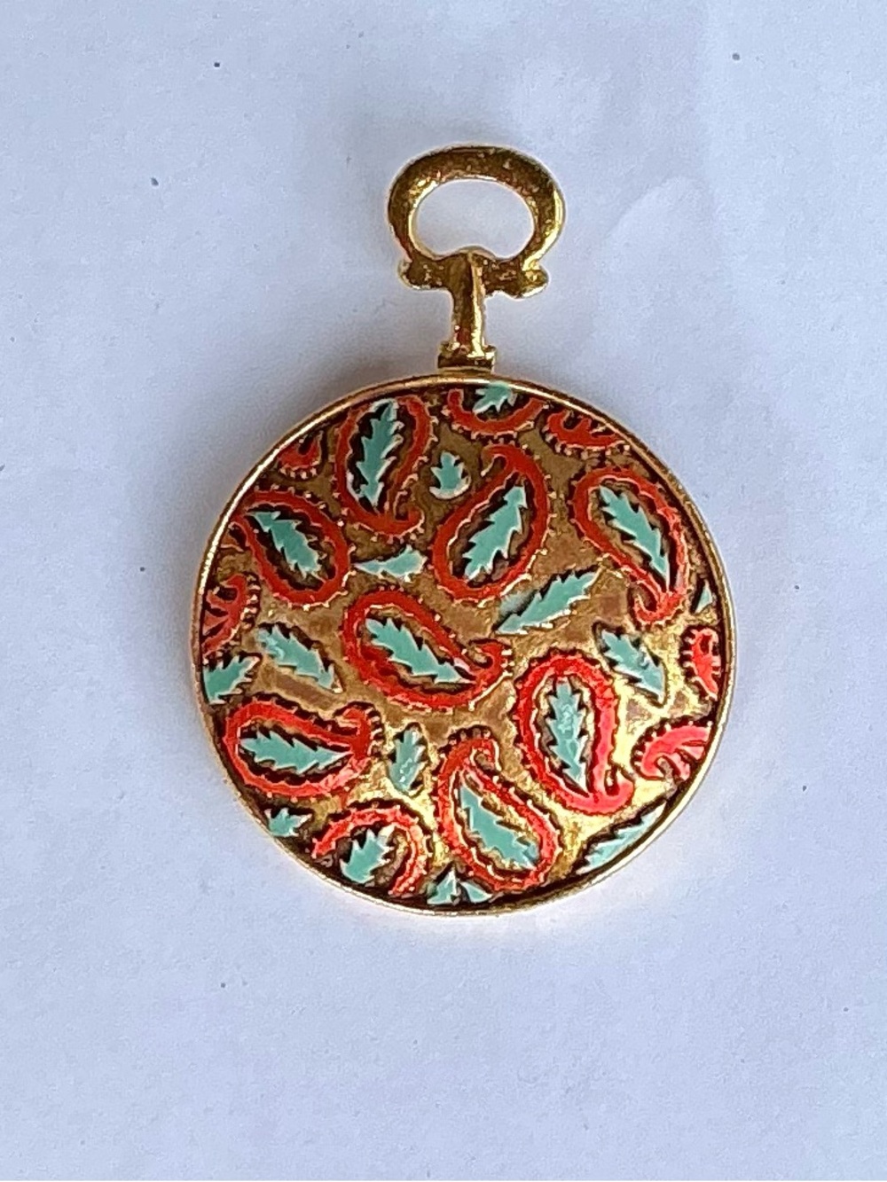 Vintage 1960’s Kari Brooch with enamel